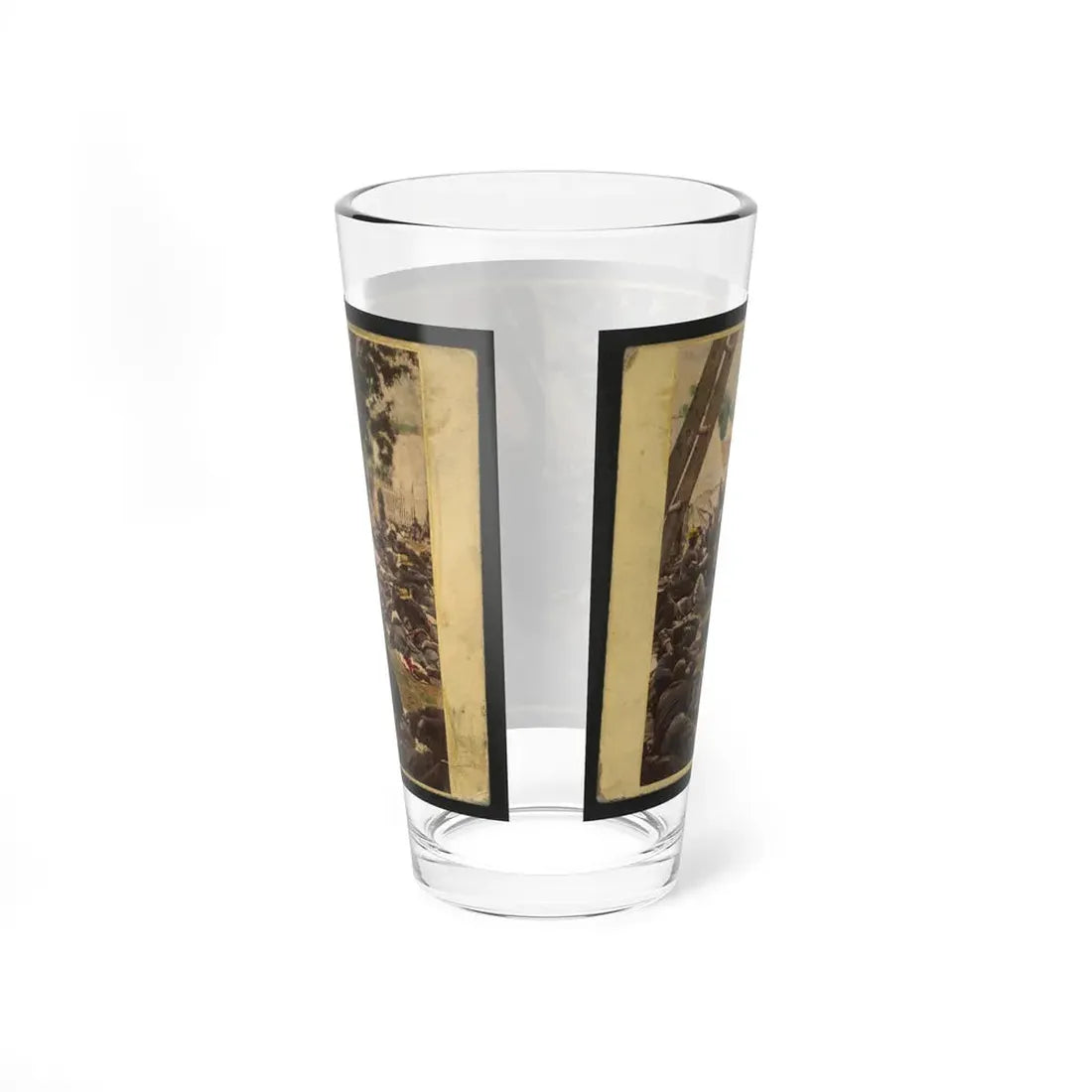 Tending Wounded Union Soldiers At Savage's Station, Virginia, During The Peninsular Campaign (U.S. Civil War) Pint Glass 16oz - Go Mug Yourself
