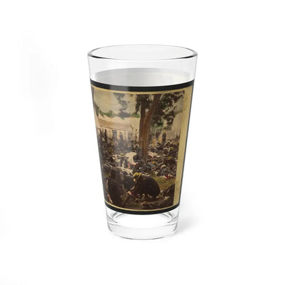 Tending Wounded Union Soldiers At Savage's Station, Virginia, During The Peninsular Campaign (U.S. Civil War) Pint Glass 16oz - Go Mug Yourself