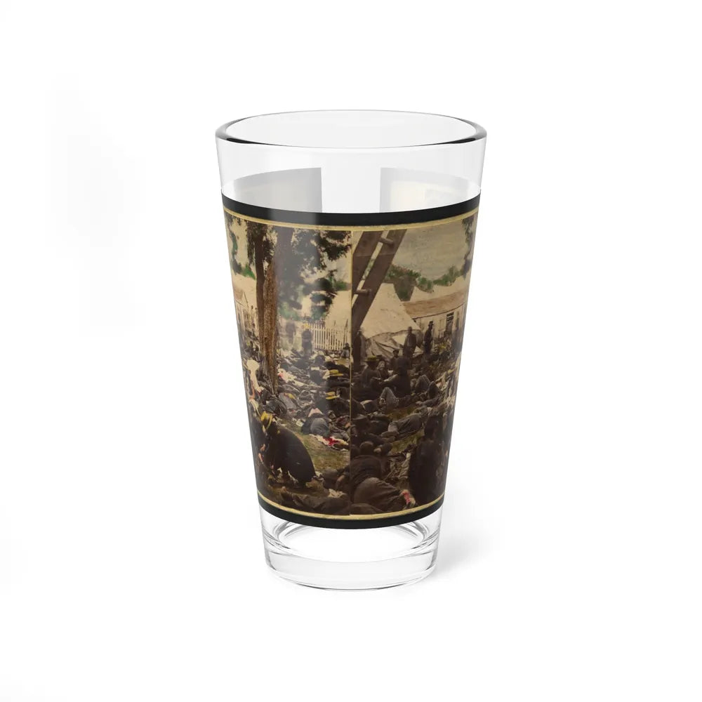 Tending Wounded Union Soldiers At Savage's Station, Virginia, During The Peninsular Campaign (U.S. Civil War) Pint Glass 16oz-16oz-Go Mug Yourself