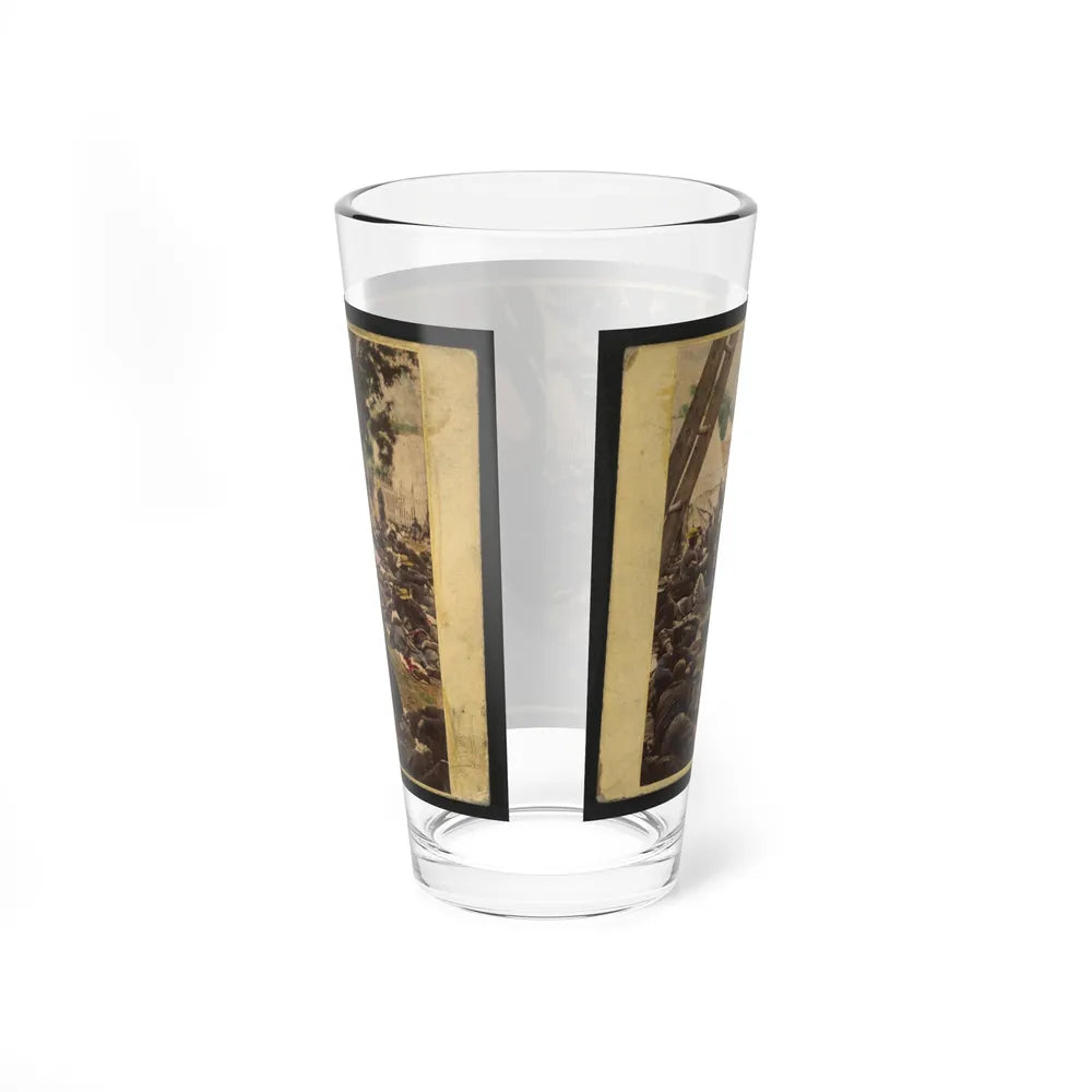 Tending Wounded Union Soldiers At Savage's Station, Virginia, During The Peninsular Campaign (U.S. Civil War) Pint Glass 16oz-Go Mug Yourself