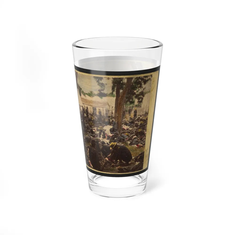 Tending Wounded Union Soldiers At Savage's Station, Virginia, During The Peninsular Campaign (U.S. Civil War) Pint Glass 16oz-Go Mug Yourself