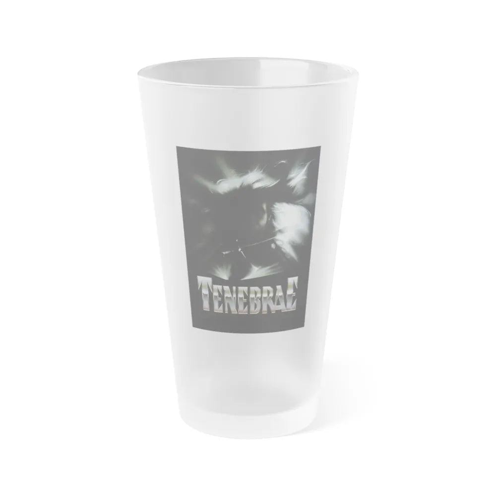 TENEBRAE 1982 Movie Poster - Frosted Pint Glass 16oz-Go Mug Yourself