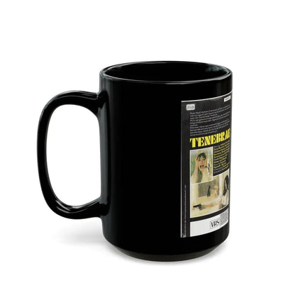 TENEBRAE DARIO ARGENTO (VHS COVER) - Black Coffee Mug - Go Mug Yourself