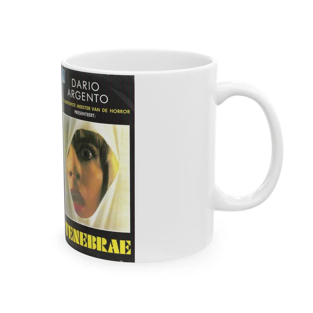 TENEBRAE DARIO ARGENTO (VHS COVER) - White Coffee Mug-Go Mug Yourself