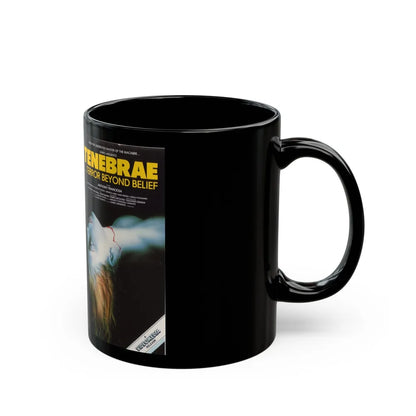 TENEBRAE TERROR BEYOND BELIEF (VHS COVER) - Black Coffee Mug-Go Mug Yourself