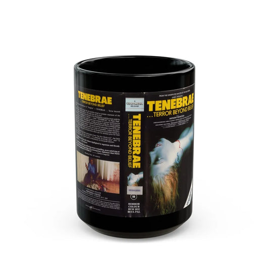 TENEBRAE (VHS COVER) - Black Coffee Mug-15oz-Go Mug Yourself