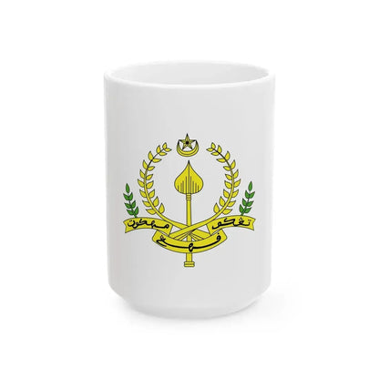 Tengku Mahkota Pahang Standard (Malaysia) White Coffee Mug 15oz - Go Mug Yourself