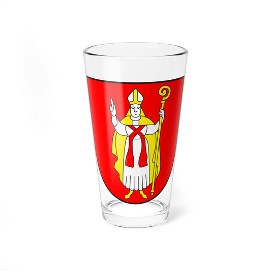 Tenna wappen (Switzerland) (Coat of Arms) Pint Glass 16oz 16oz - Go Mug Yourself