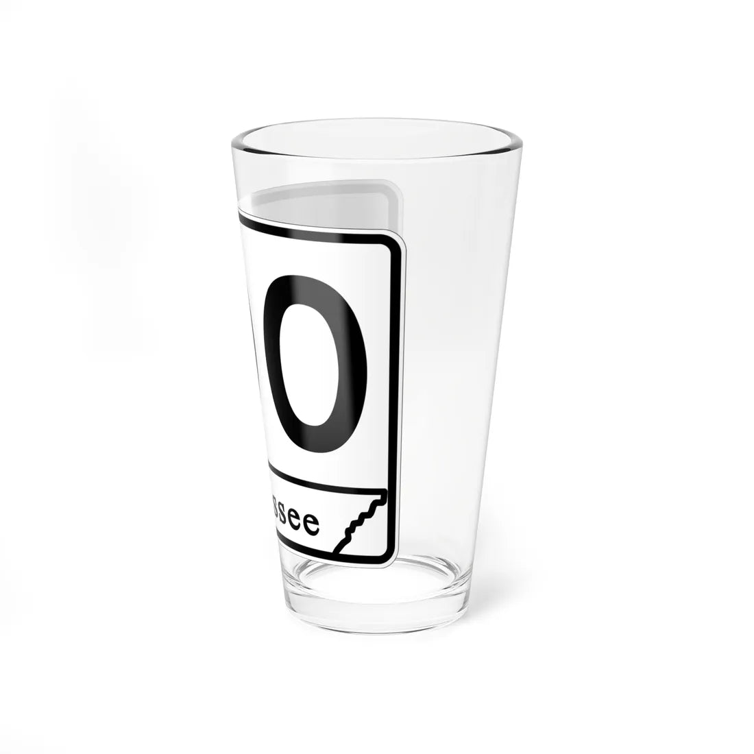 Tennessee 100 (Tennessee) (Road Sign) Pint Glass 16oz - Go Mug Yourself