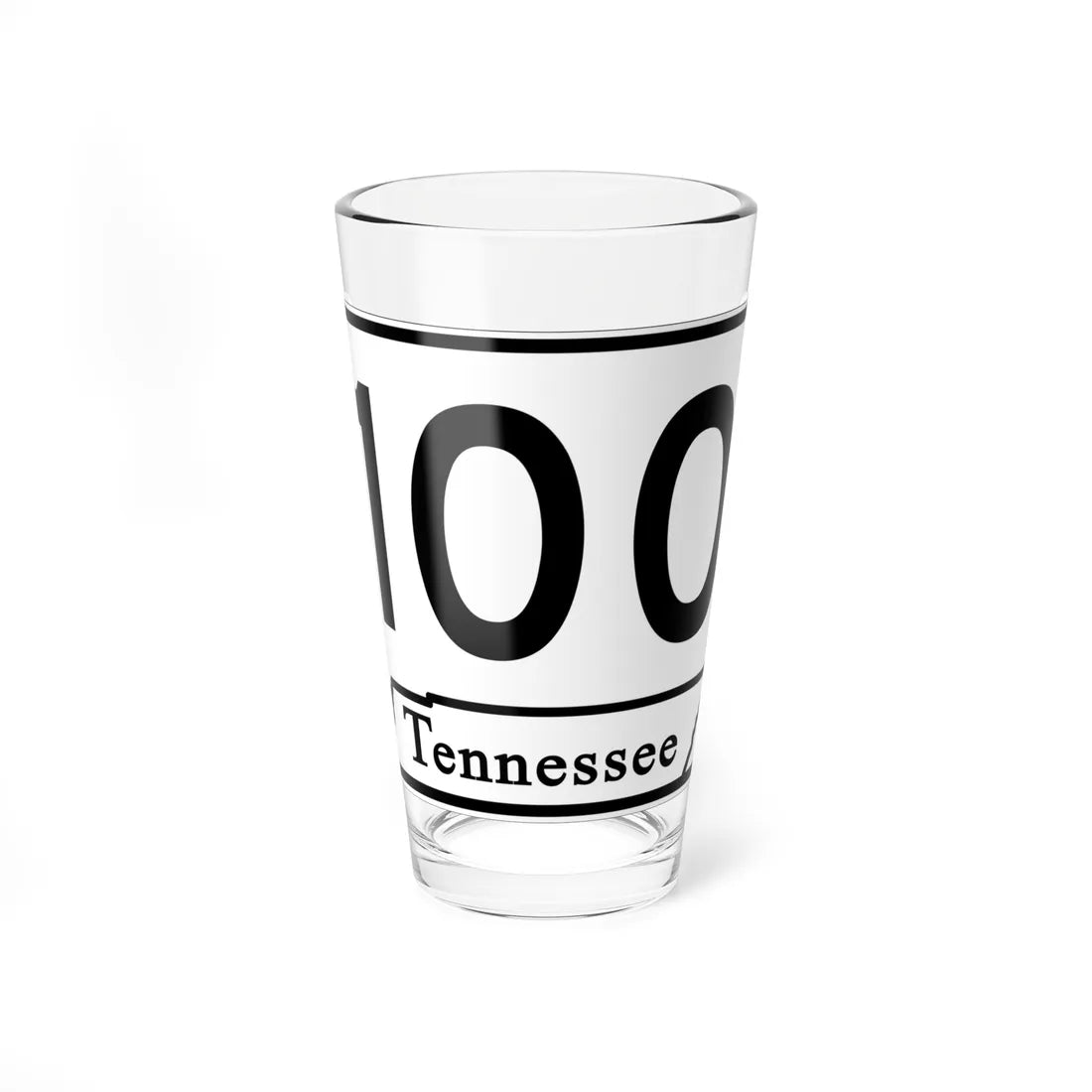Tennessee 100 (Tennessee) (Road Sign) Pint Glass 16oz - Go Mug Yourself