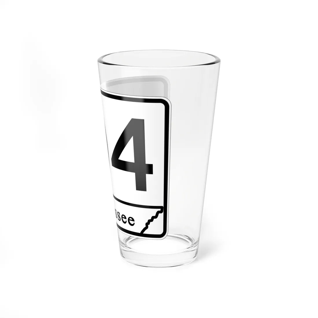 Tennessee 104 (Tennessee) (Road Sign) Pint Glass 16oz - Go Mug Yourself