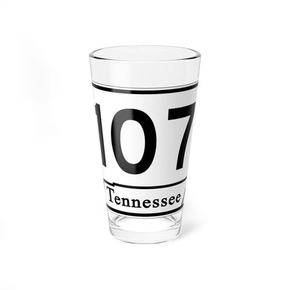 Tennessee 107 (Tennessee) (Road Sign) Pint Glass 16oz 16oz - Go Mug Yourself