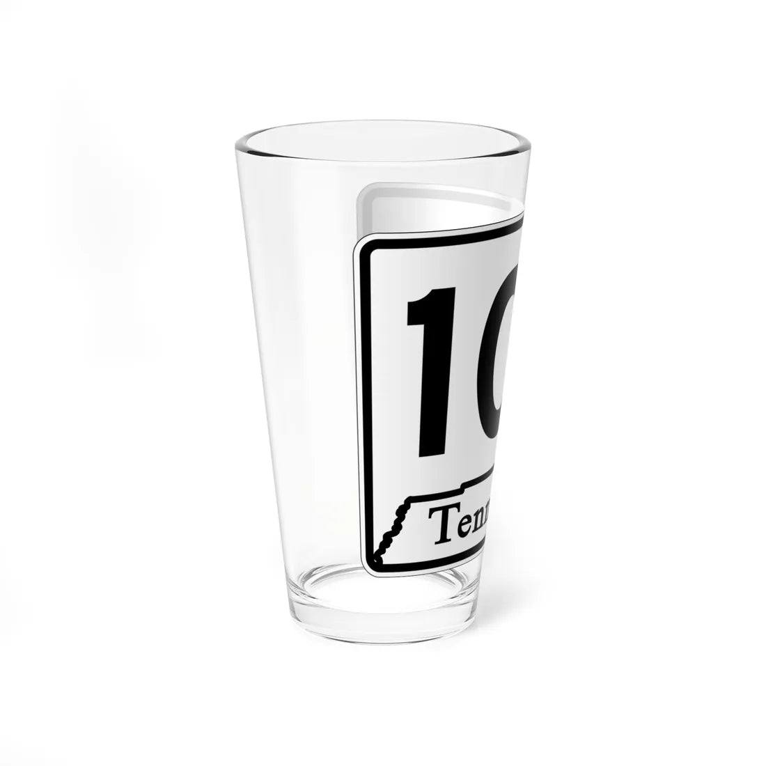 Tennessee 107 (Tennessee) (Road Sign) Pint Glass 16oz - Go Mug Yourself