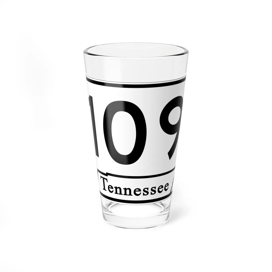Tennessee 109 (Tennessee) (Road Sign) Pint Glass 16oz 16oz - Go Mug Yourself