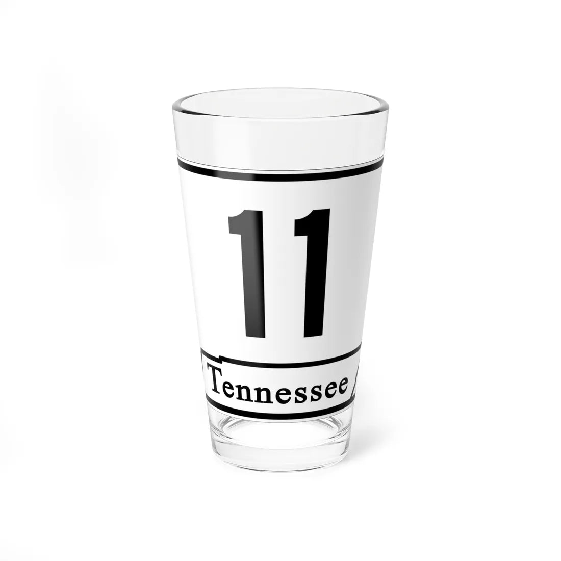 Tennessee 11 (Tennessee) (Road Sign) Pint Glass 16oz 16oz - Go Mug Yourself
