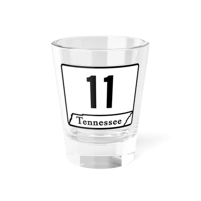 Tennessee 11 (Tennessee) (Road Sign) Shot Glass 1.5oz 1.5oz - Go Mug Yourself