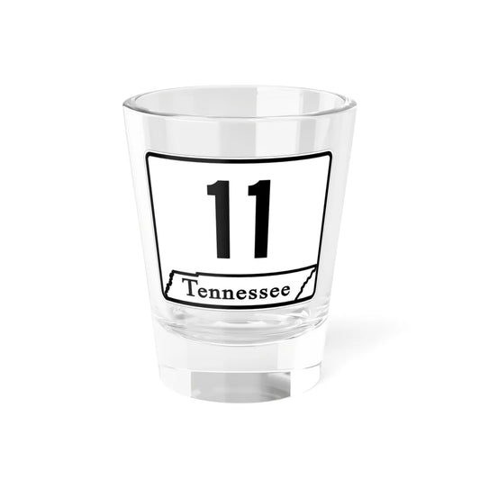 Tennessee 11 (Tennessee) (Road Sign) Shot Glass 1.5oz 1.5oz - Go Mug Yourself