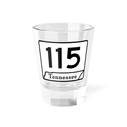 Tennessee 115 (Tennessee) (Road Sign) Shot Glass 1.5oz 1.5oz - Go Mug Yourself