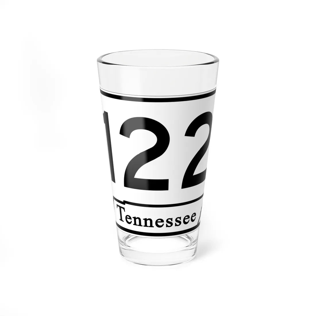 Tennessee 122 (Tennessee) (Road Sign) Pint Glass 16oz 16oz - Go Mug Yourself