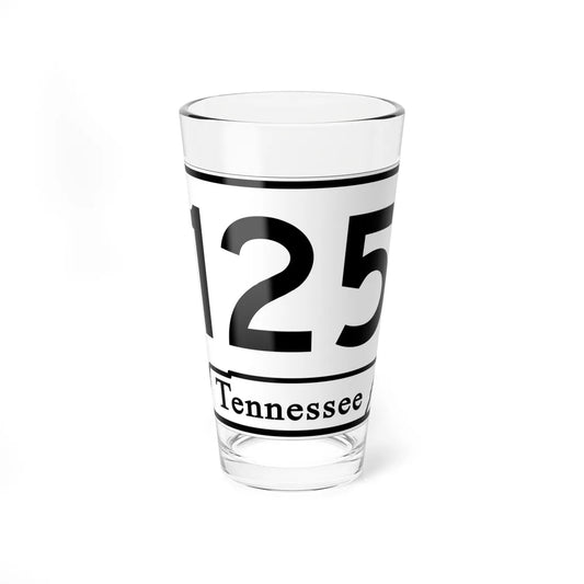 Tennessee 125 (Tennessee) (Road Sign) Pint Glass 16oz 16oz - Go Mug Yourself