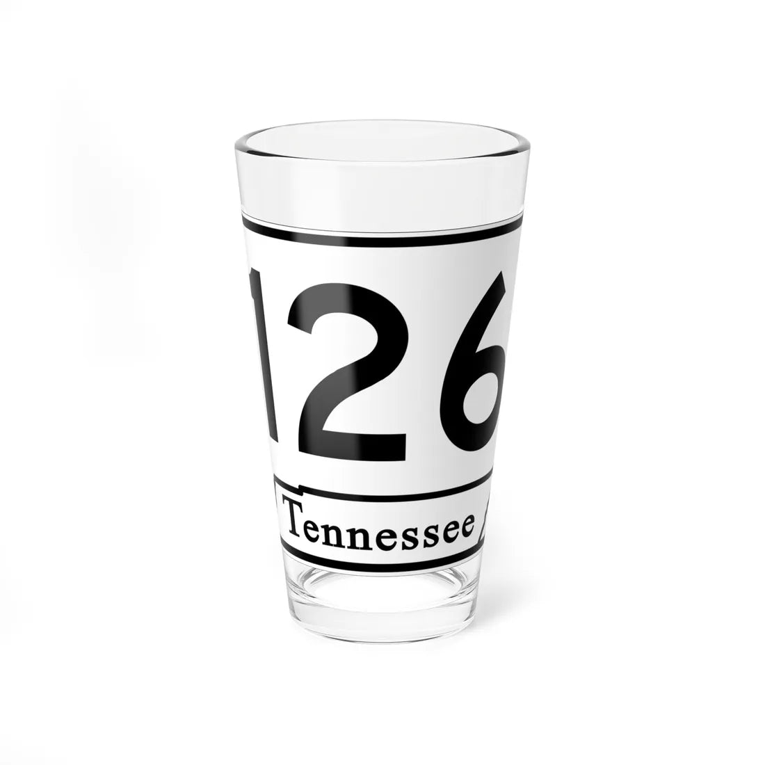 Tennessee 126 (Tennessee) (Road Sign) Pint Glass 16oz 16oz - Go Mug Yourself