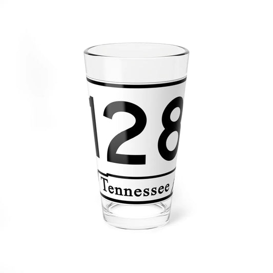 Tennessee 128 (Tennessee) (Road Sign) Pint Glass 16oz 16oz - Go Mug Yourself
