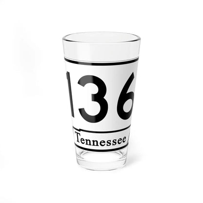 Tennessee 136 (Tennessee) (Road Sign) Pint Glass 16oz - Go Mug Yourself
