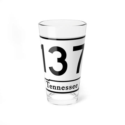 Tennessee 137 (Tennessee) (Road Sign) Pint Glass 16oz 16oz - Go Mug Yourself