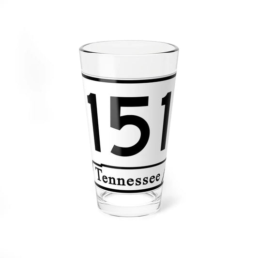 Tennessee 151 (Tennessee) (Road Sign) Pint Glass 16oz 16oz - Go Mug Yourself