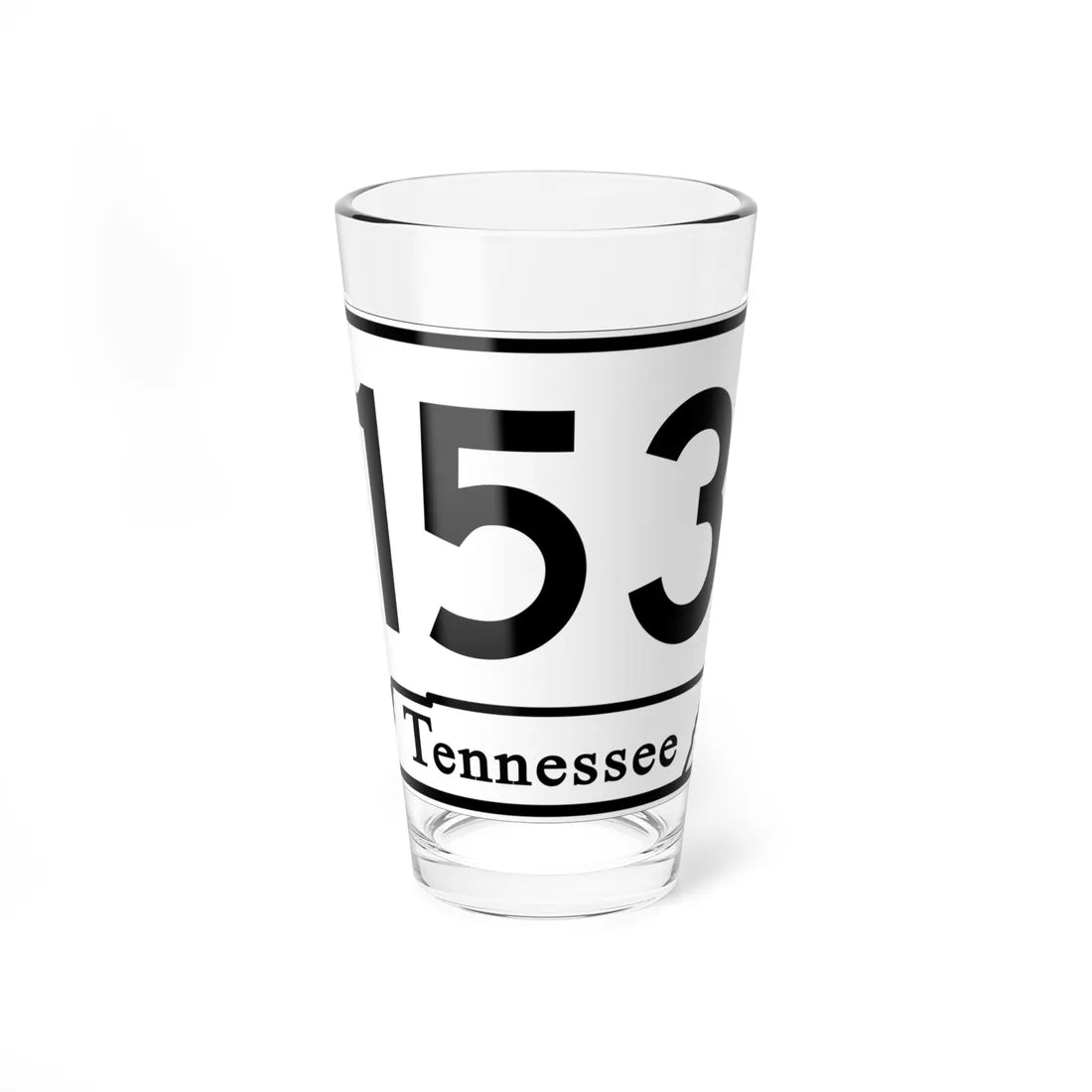 Tennessee 153 (Tennessee) (Road Sign) Pint Glass 16oz 16oz - Go Mug Yourself