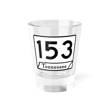 Tennessee 153 (Tennessee) (Road Sign) Shot Glass 1.5oz 1.5oz - Go Mug Yourself