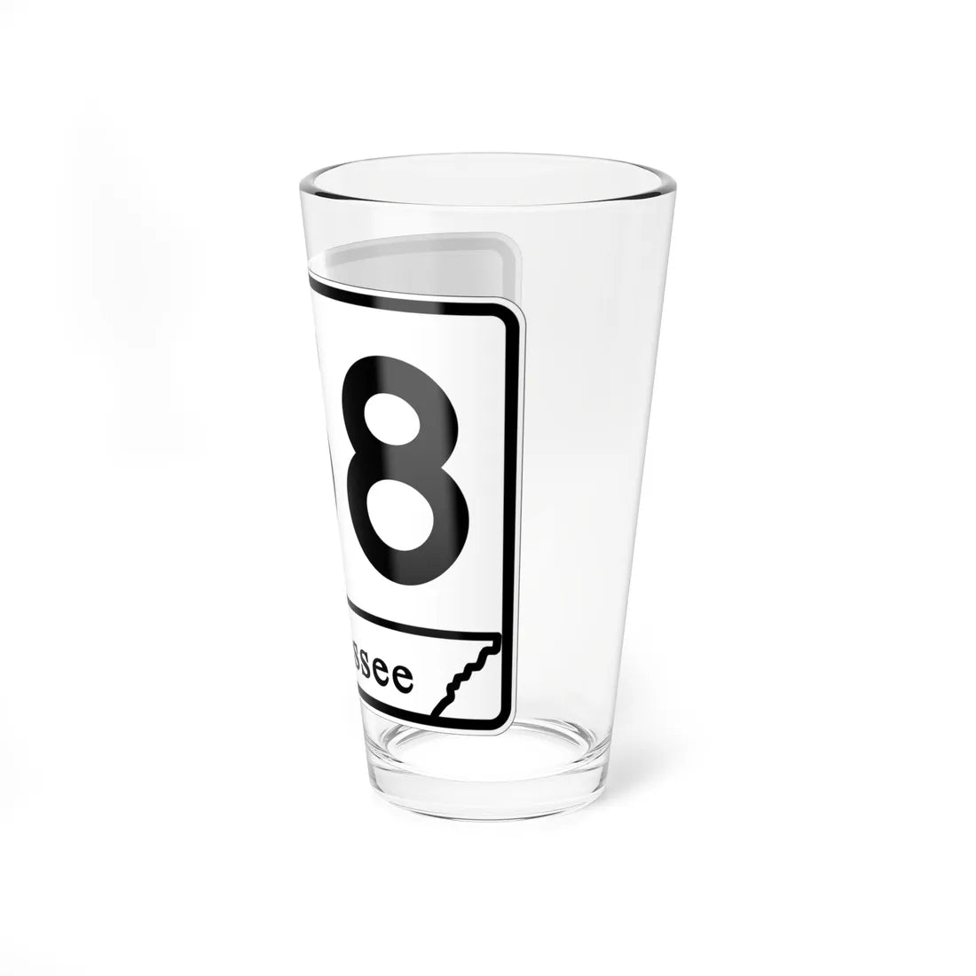 Tennessee 158 (Tennessee) (Road Sign) Pint Glass 16oz - Go Mug Yourself