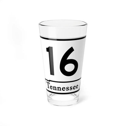 Tennessee 16 (Tennessee) (Road Sign) Pint Glass 16oz 16oz - Go Mug Yourself