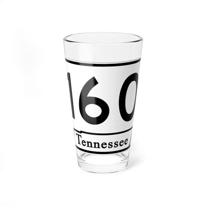 Tennessee 160 (Tennessee) (Road Sign) Pint Glass 16oz 16oz - Go Mug Yourself