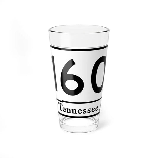 Tennessee 160 (Tennessee) (Road Sign) Pint Glass 16oz 16oz - Go Mug Yourself