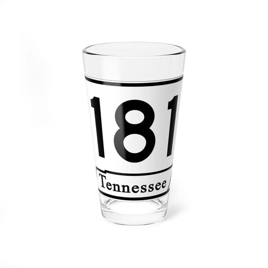 Tennessee 181 (Tennessee) (Road Sign) Pint Glass 16oz 16oz - Go Mug Yourself