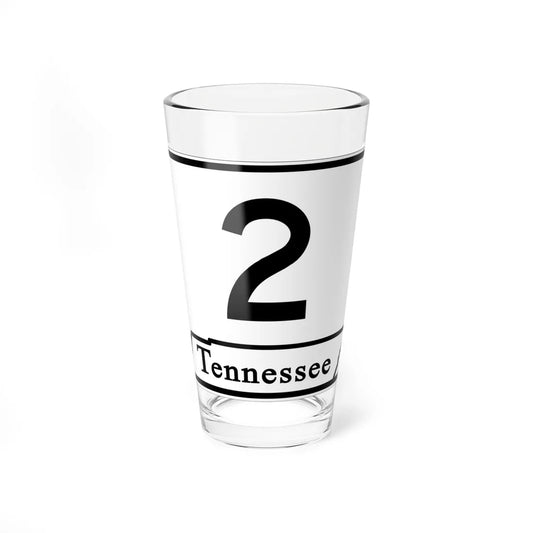 Tennessee 2 (Tennessee) (Road Sign) Pint Glass 16oz 16oz - Go Mug Yourself