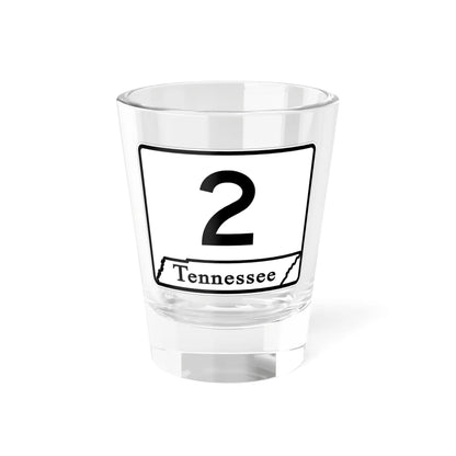 Tennessee 2 (Tennessee) (Road Sign) Shot Glass 1.5oz 1.5oz - Go Mug Yourself