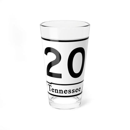 Tennessee 20 (Tennessee) (Road Sign) Pint Glass 16oz 16oz - Go Mug Yourself
