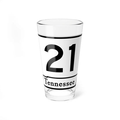 Tennessee 21 (Tennessee) (Road Sign) Pint Glass 16oz 16oz - Go Mug Yourself