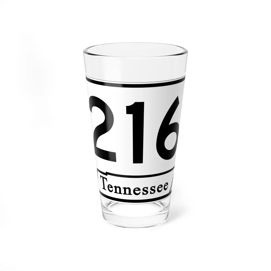 Tennessee 216 (Tennessee) (Road Sign) Pint Glass 16oz 16oz - Go Mug Yourself