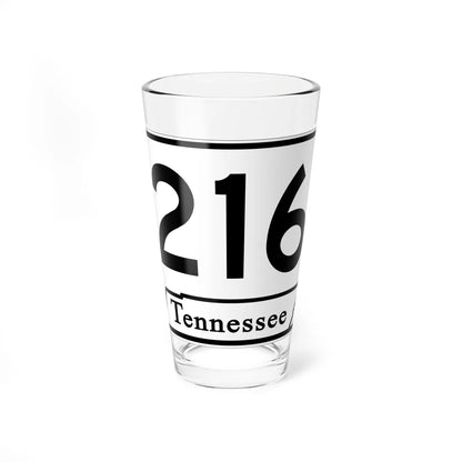 Tennessee 216 (Tennessee) (Road Sign) Pint Glass 16oz 16oz - Go Mug Yourself