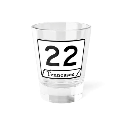 Tennessee 22 (Tennessee) (Road Sign) Shot Glass 1.5oz 1.5oz - Go Mug Yourself