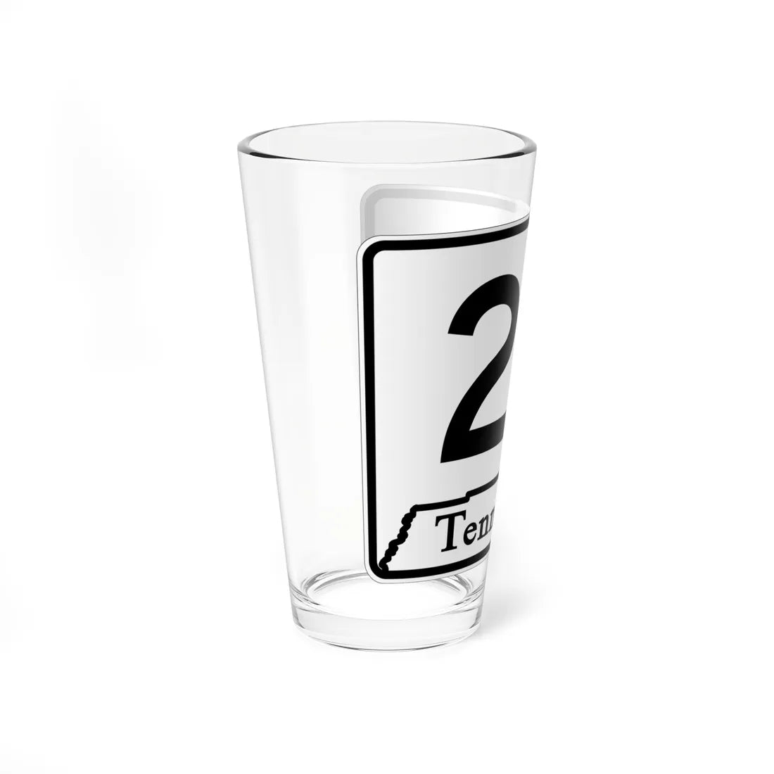 Tennessee 24 (Tennessee) (Road Sign) Pint Glass 16oz - Go Mug Yourself