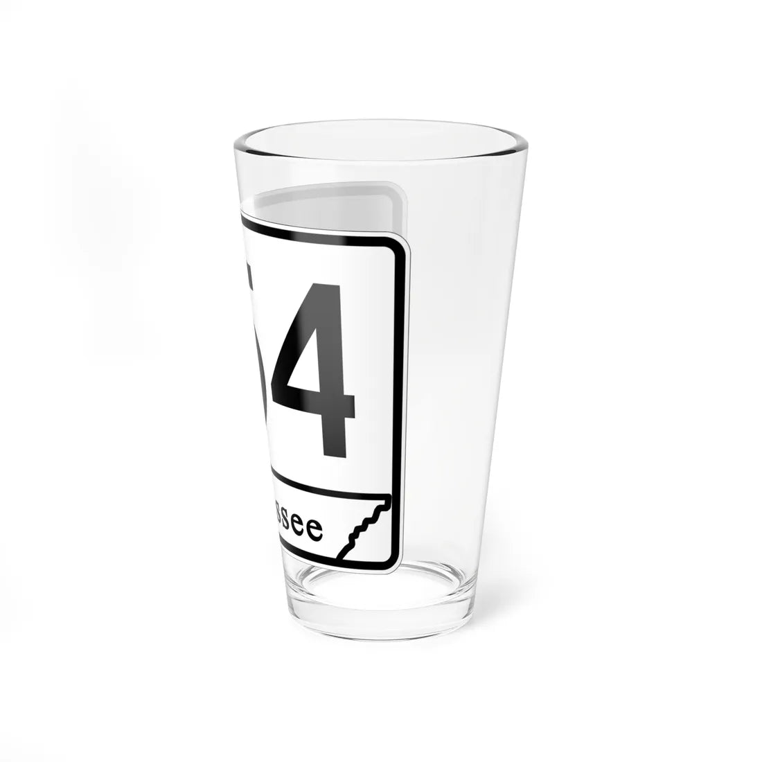 Tennessee 254 (Tennessee) (Road Sign) Pint Glass 16oz - Go Mug Yourself