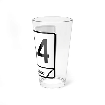 Tennessee 254 (Tennessee) (Road Sign) Pint Glass 16oz - Go Mug Yourself