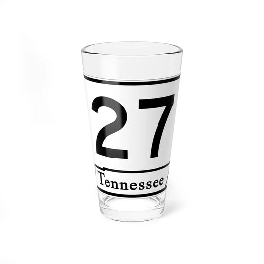 Tennessee 27 (Tennessee) (Road Sign) Pint Glass 16oz 16oz - Go Mug Yourself