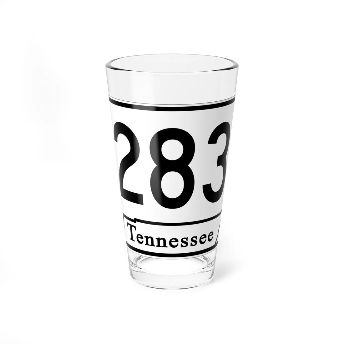 Tennessee 283 (Tennessee) (Road Sign) Pint Glass 16oz 16oz - Go Mug Yourself