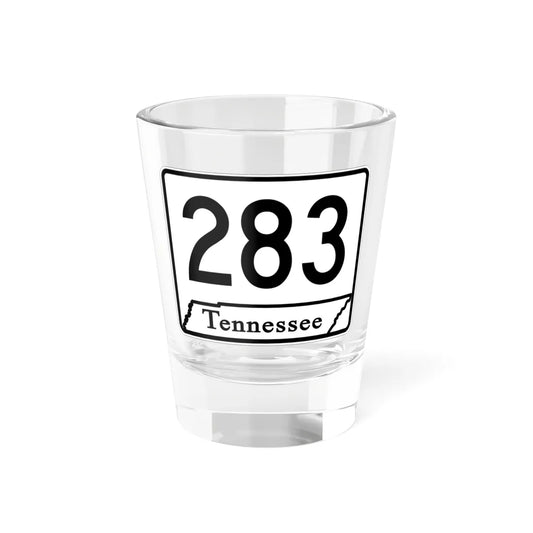Tennessee 283 (Tennessee) (Road Sign) Shot Glass 1.5oz 1.5oz - Go Mug Yourself