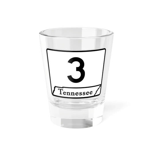 Tennessee 3 (Tennessee) (Road Sign) Shot Glass 1.5oz 1.5oz - Go Mug Yourself